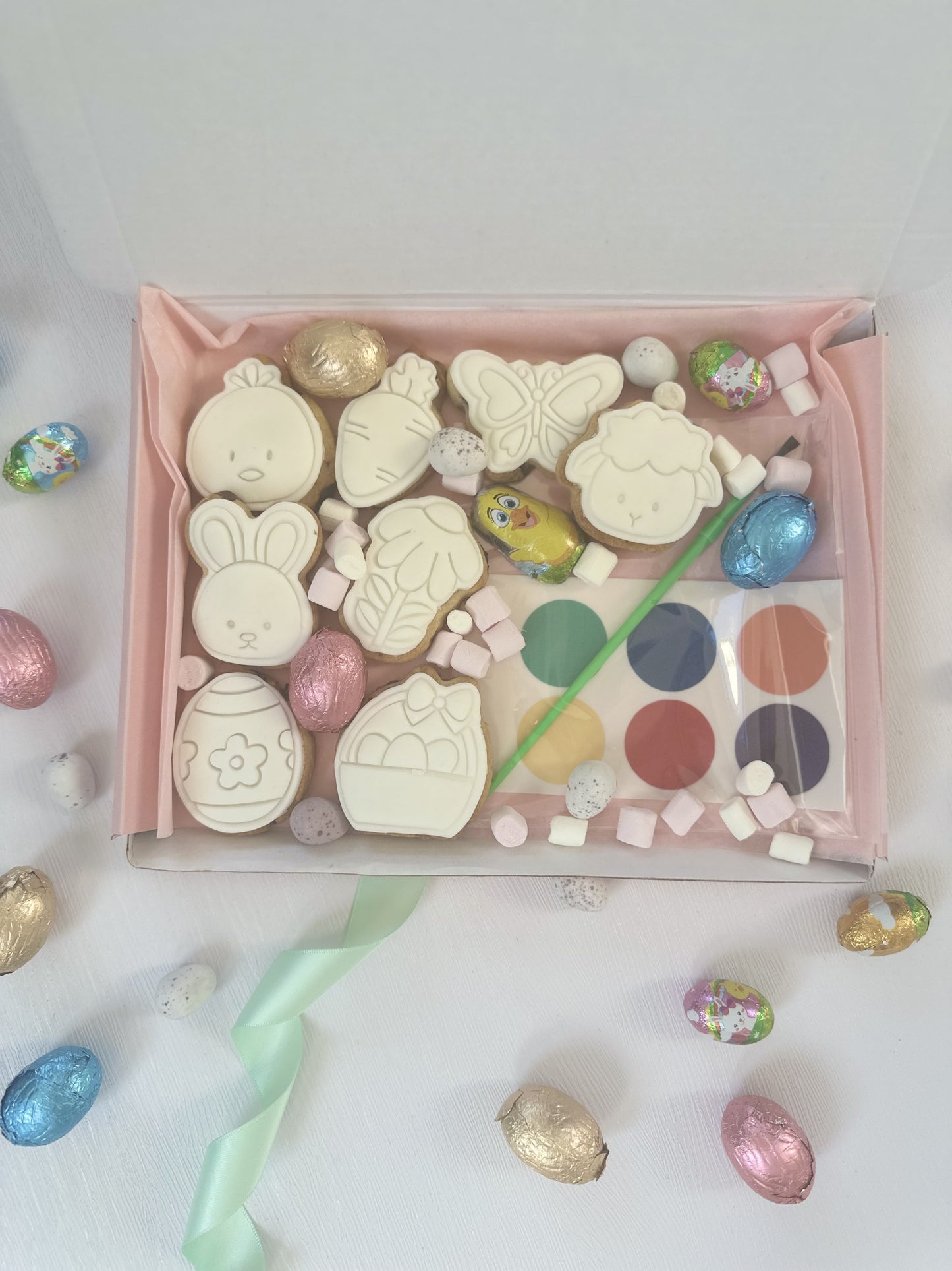 Easter themed - Paint Your Own Cookie Gift Box
