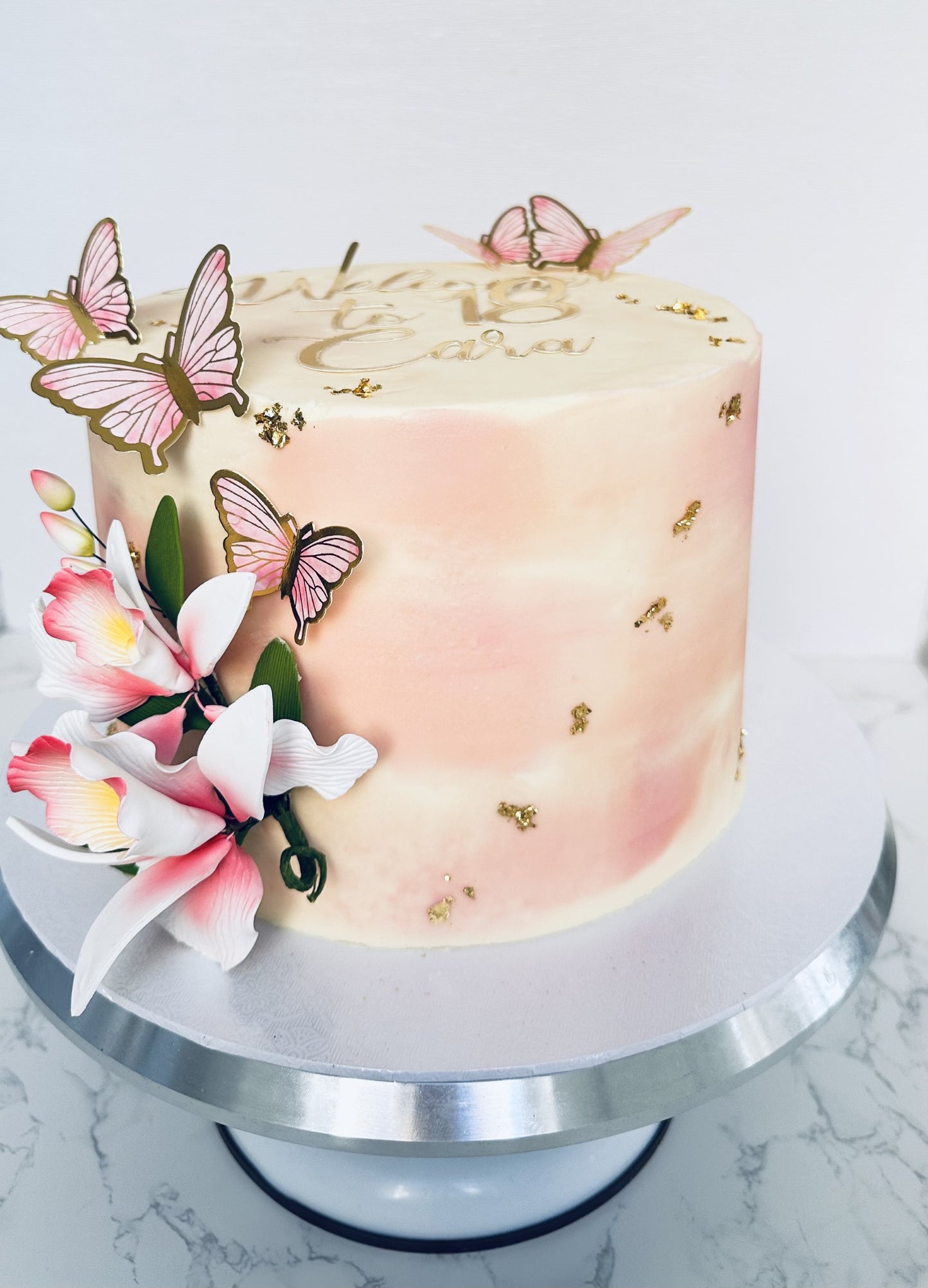 Orchid cake