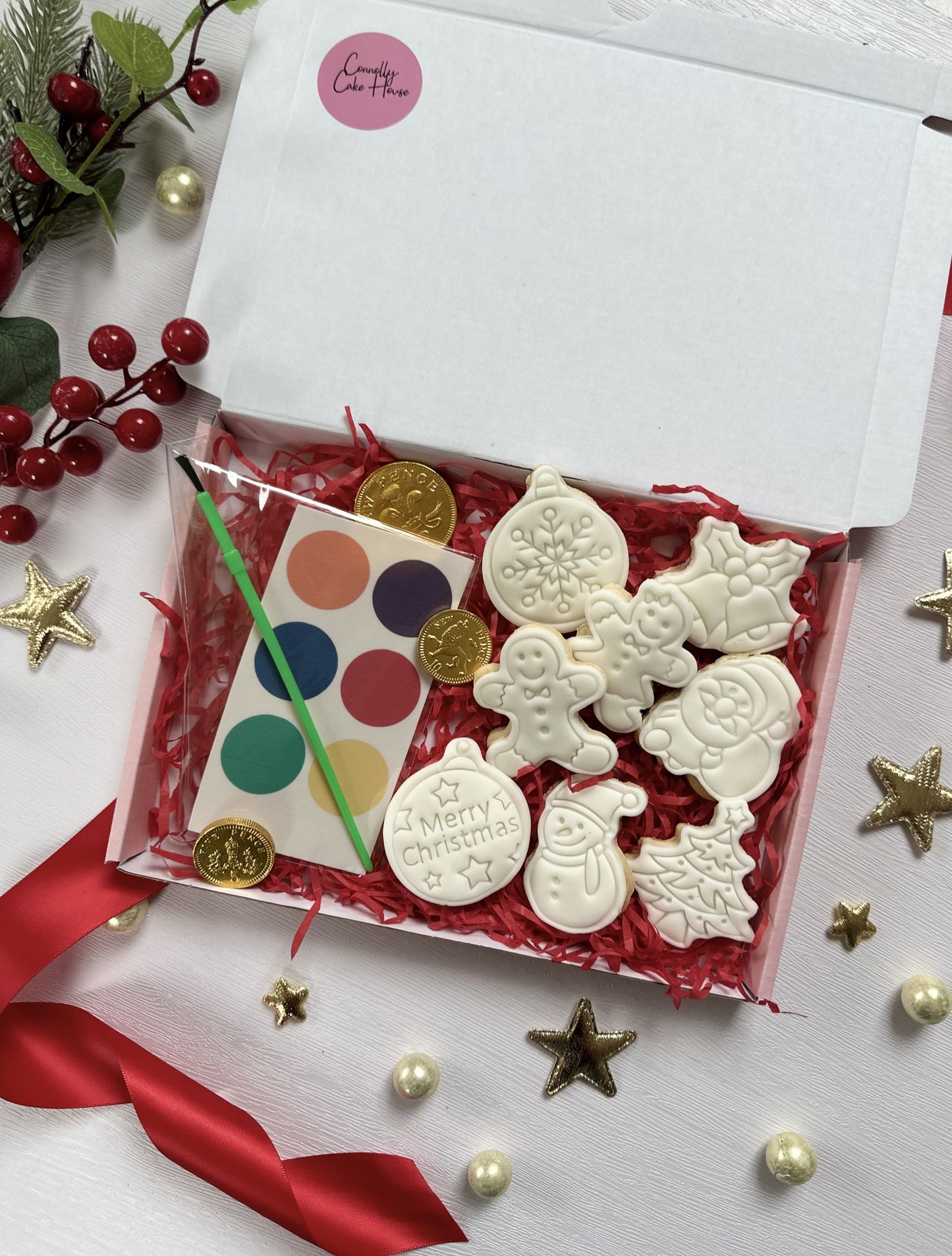 Christmas Paint Your Own Cookie Box