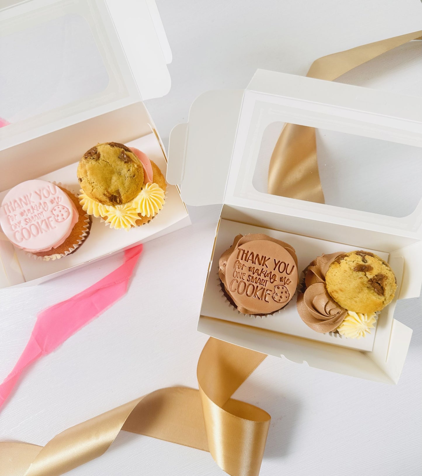 Smart cookie teacher thank you cupcakes