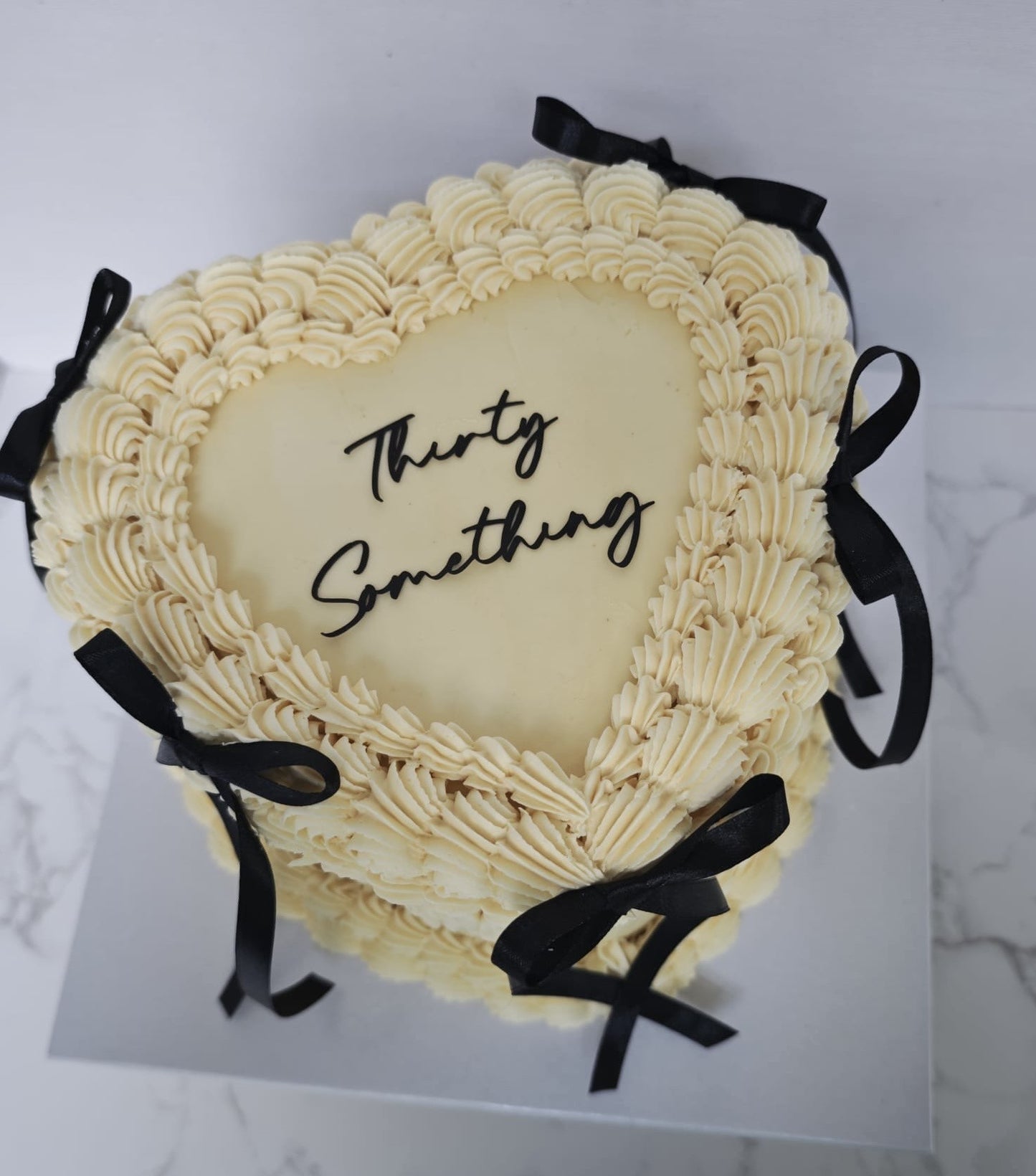 Vintage Heart Cake - Tall