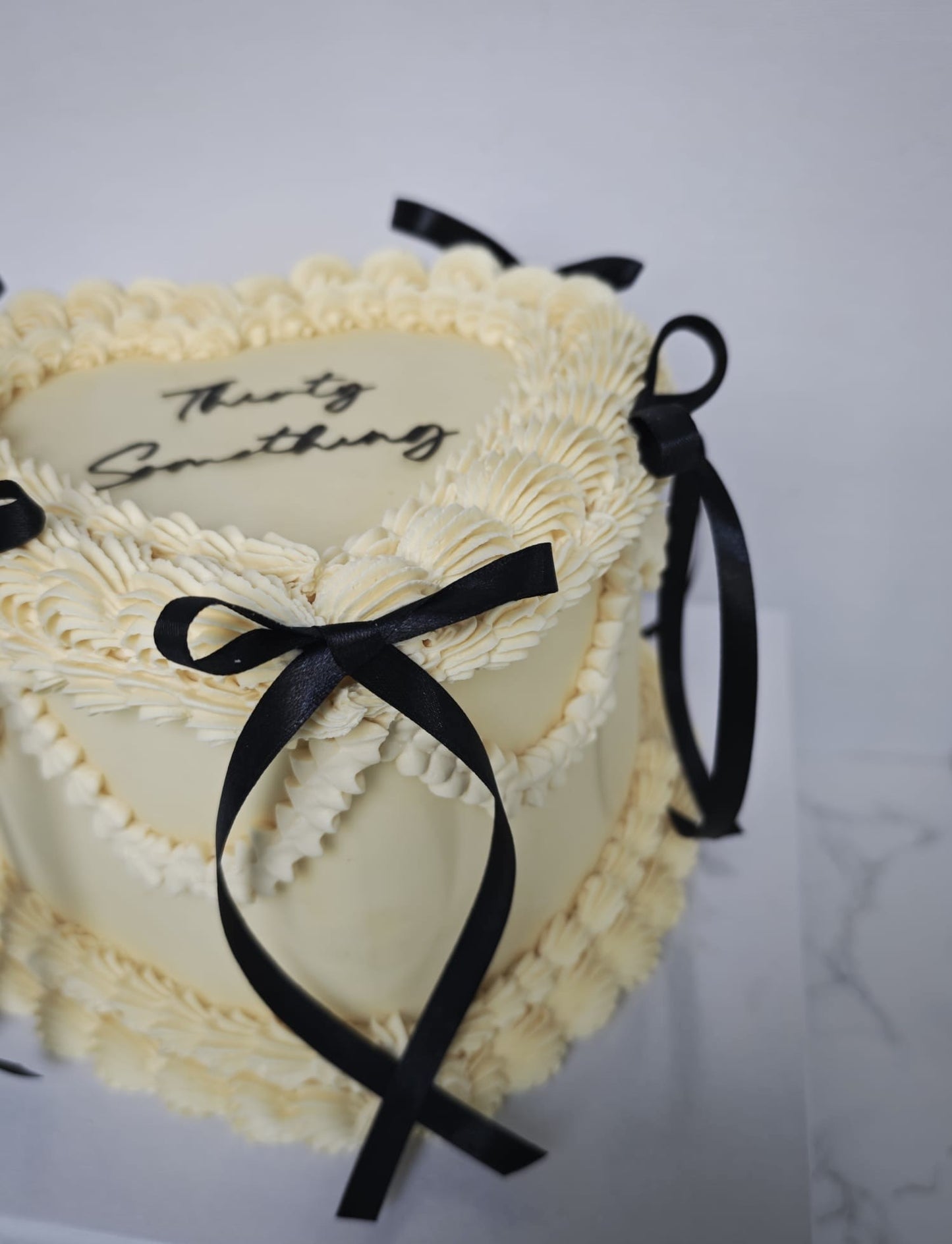 Vintage Heart Cake - Tall