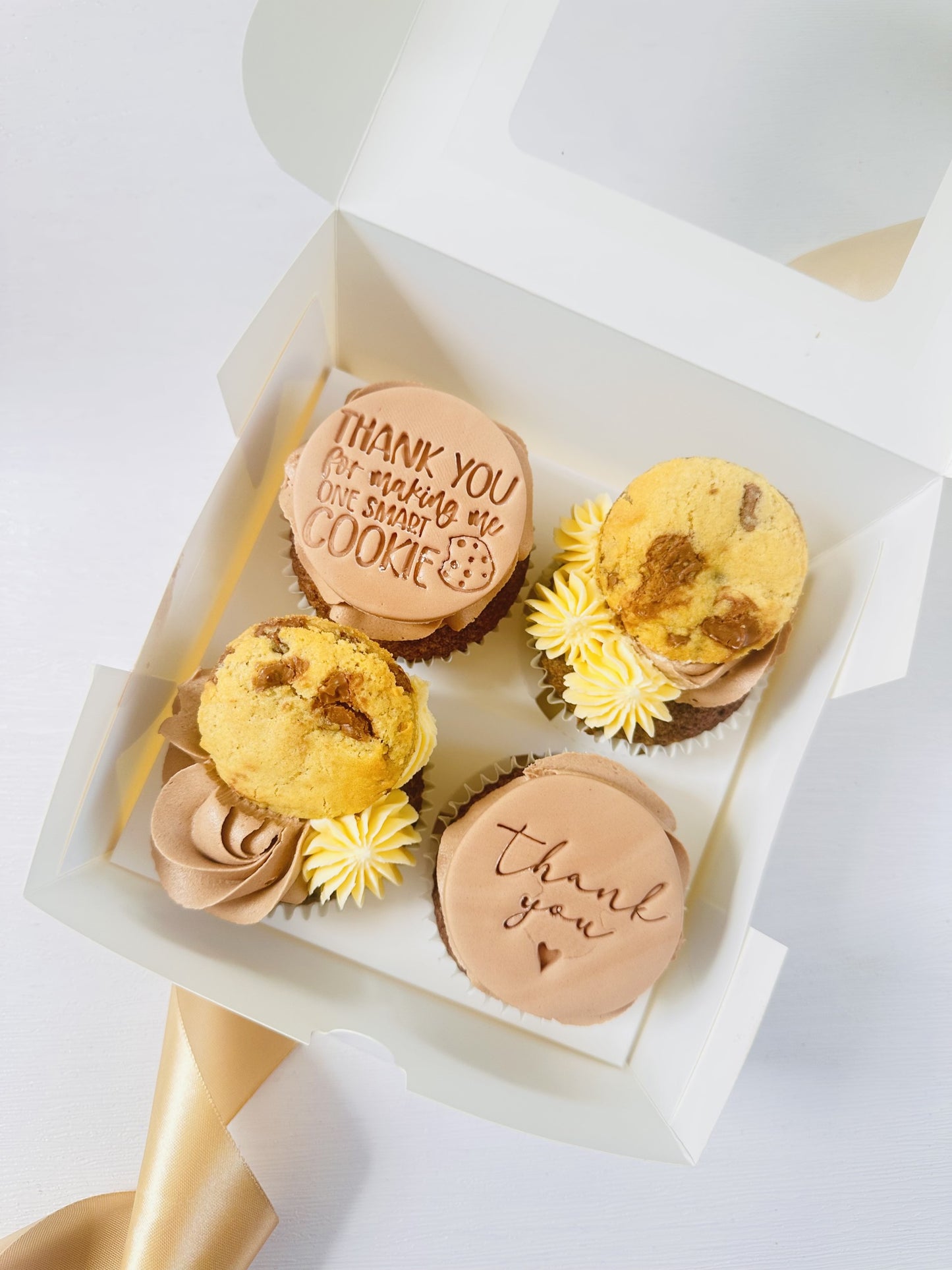 Smart cookie teacher thank you cupcakes