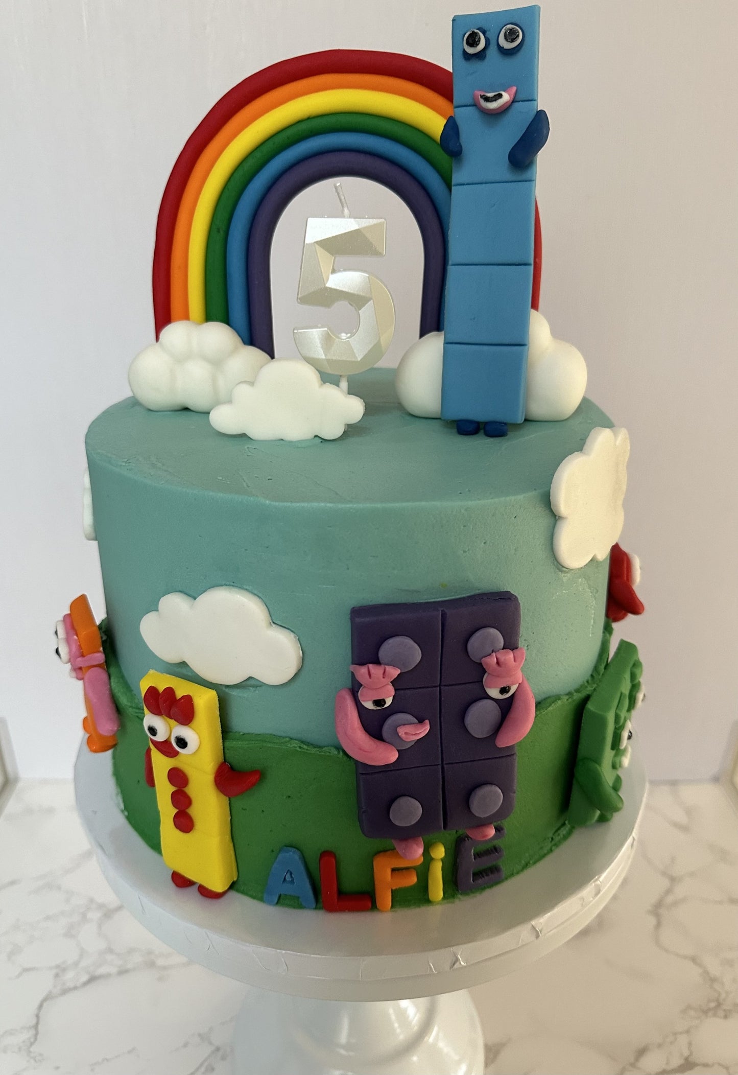 THE PARTY ONE - Numberblocks Cake