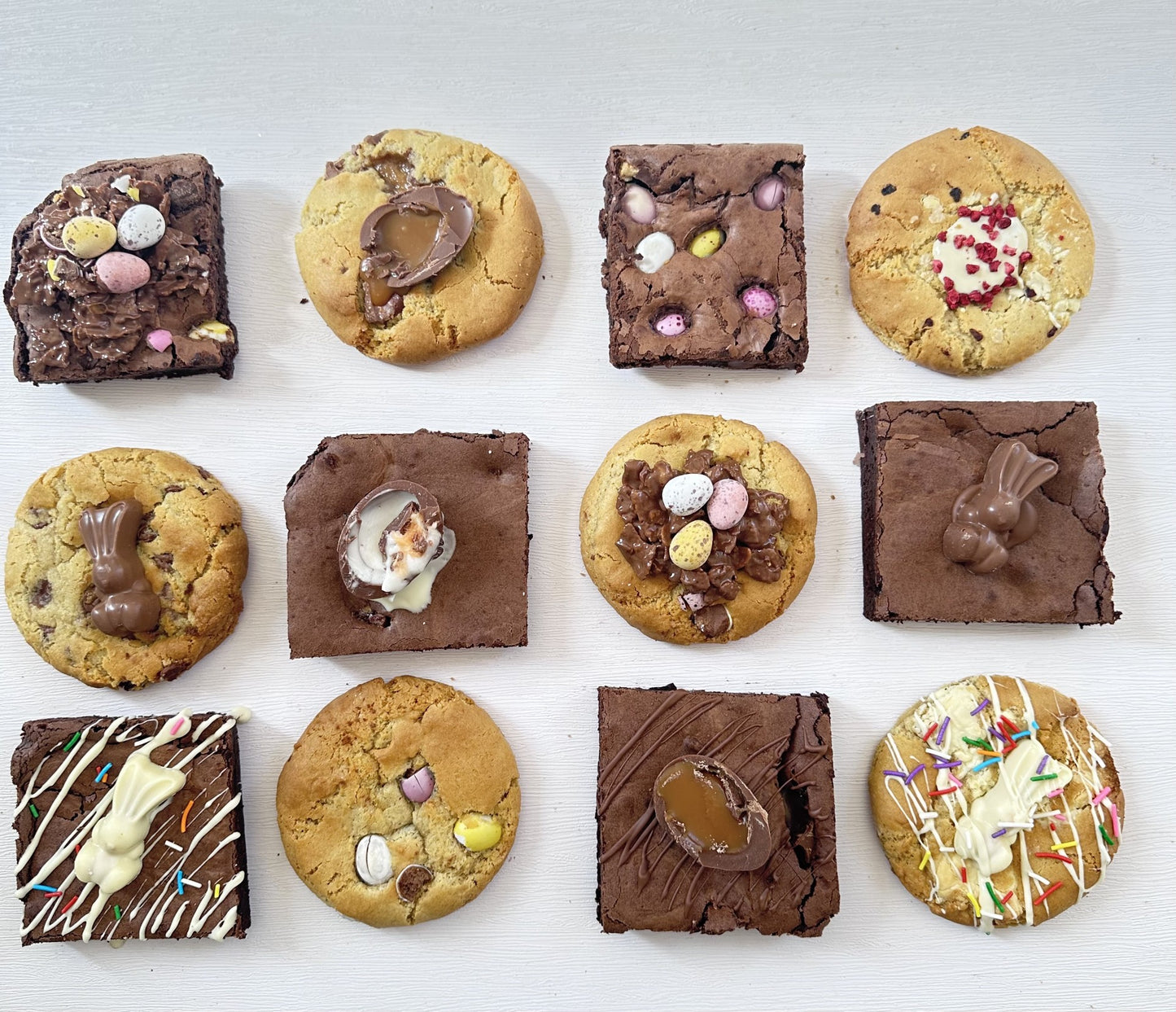 Easter brownies mix and match