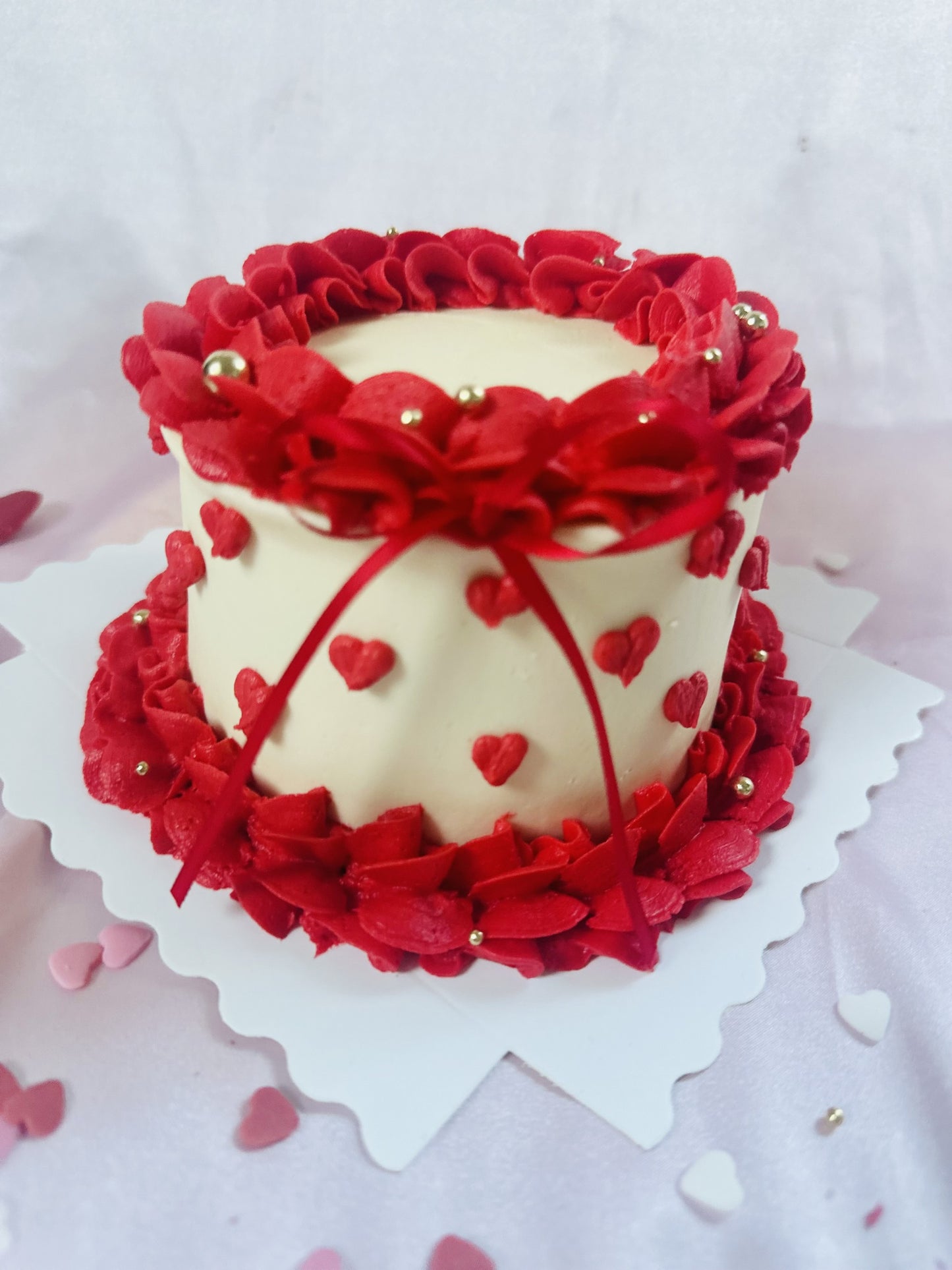 Valentines Mini cake round