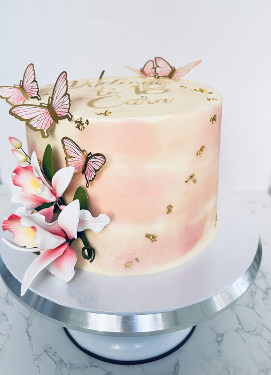 Orchid cake