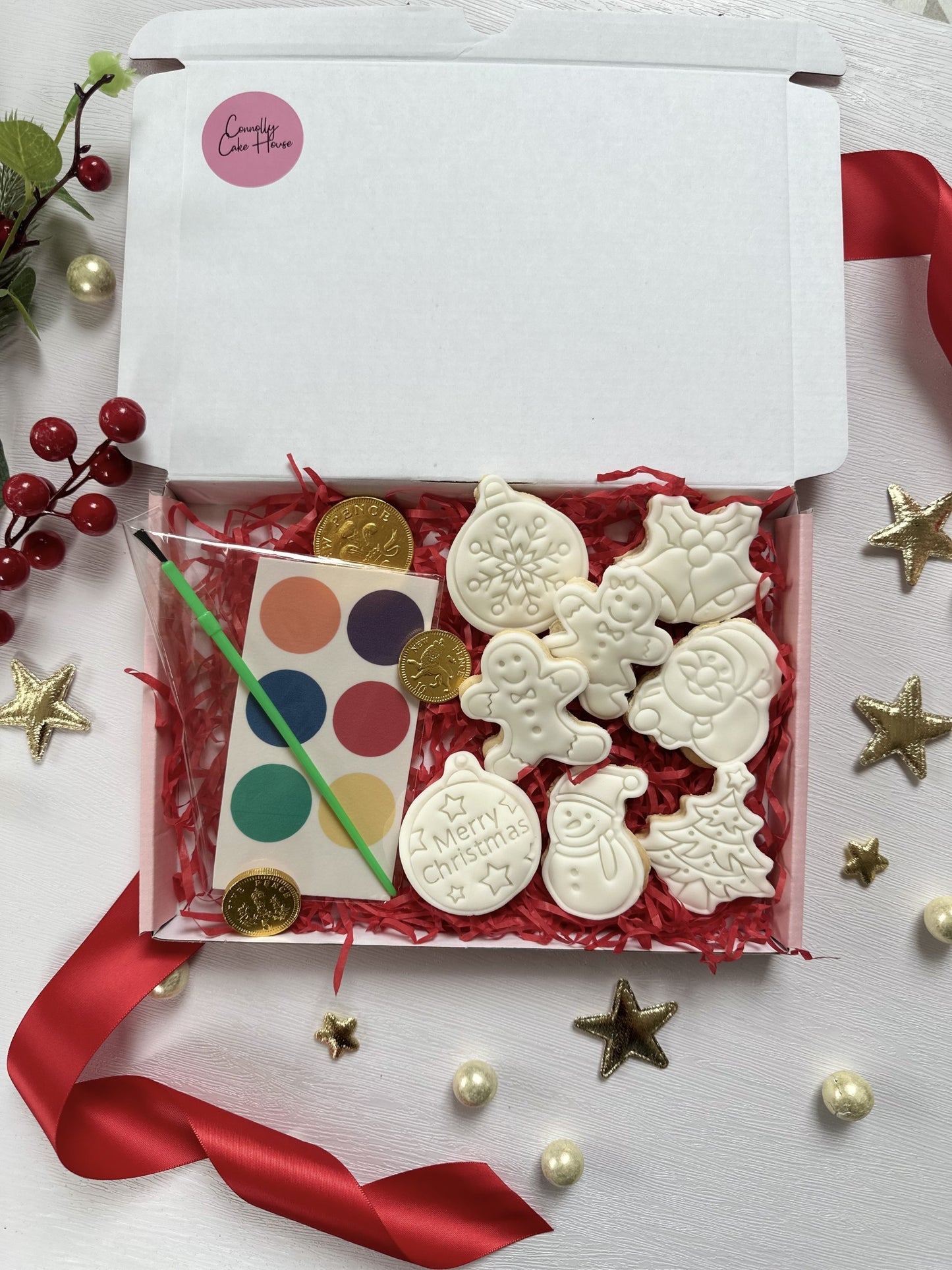 Christmas Paint Your Own Cookie Box