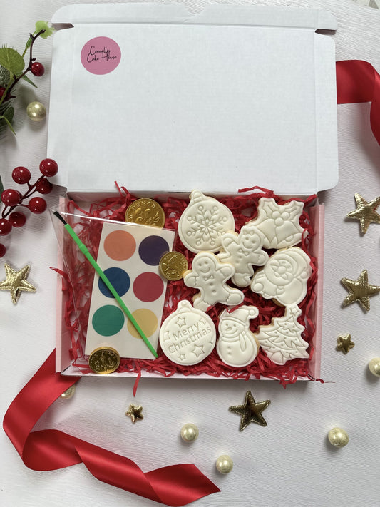 Christmas Paint Your Own Cookie Box