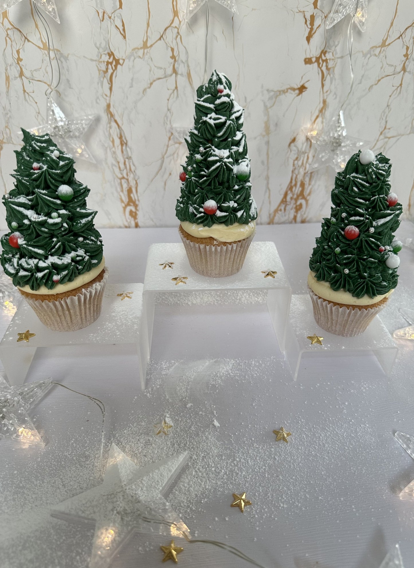 Christmas Tree Cupcake